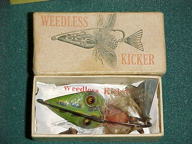 Black Jitterbug Vintage Fred Arbogast Fishing Lure Akron Ohio