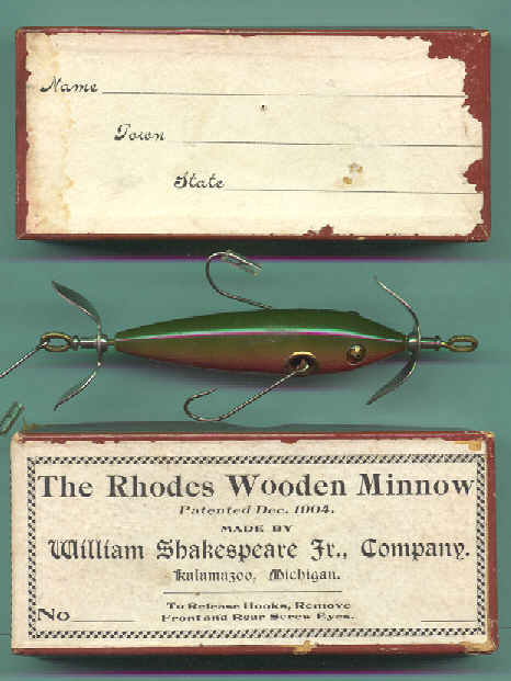 The Rhodes Minnow, Fishing Lure Art