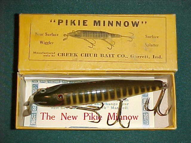 Vintage Fishing Lures, Creek Chubb Lure in Box, Wooden Lure, Fishing  Tackle, Gift for Him 