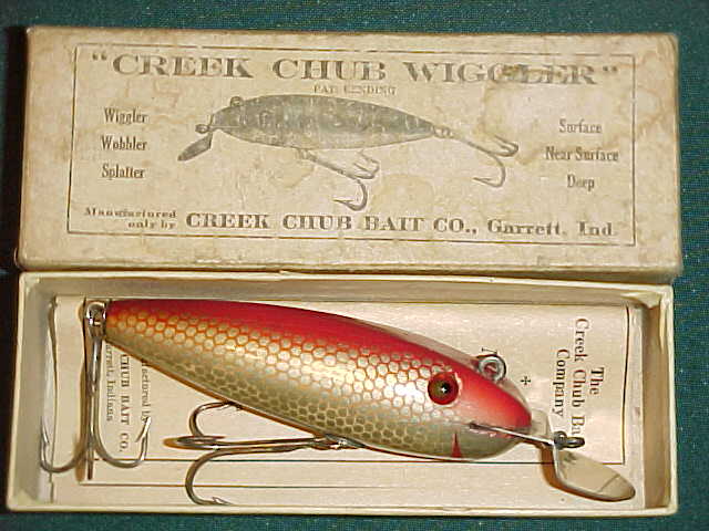 Creek Chub Midget Pikie  Old Antique & Vintage Wood Fishing Lures Reels  Tackle & More