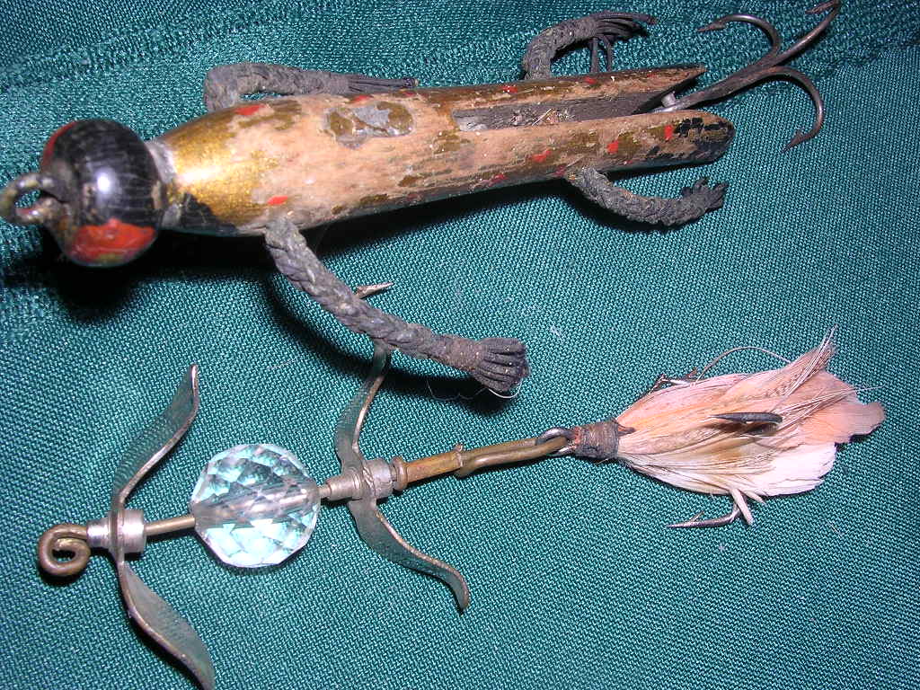 Gorgeous, Vintage, Folk Art Lure by Ray Newell, Wisconsin WI - WOW